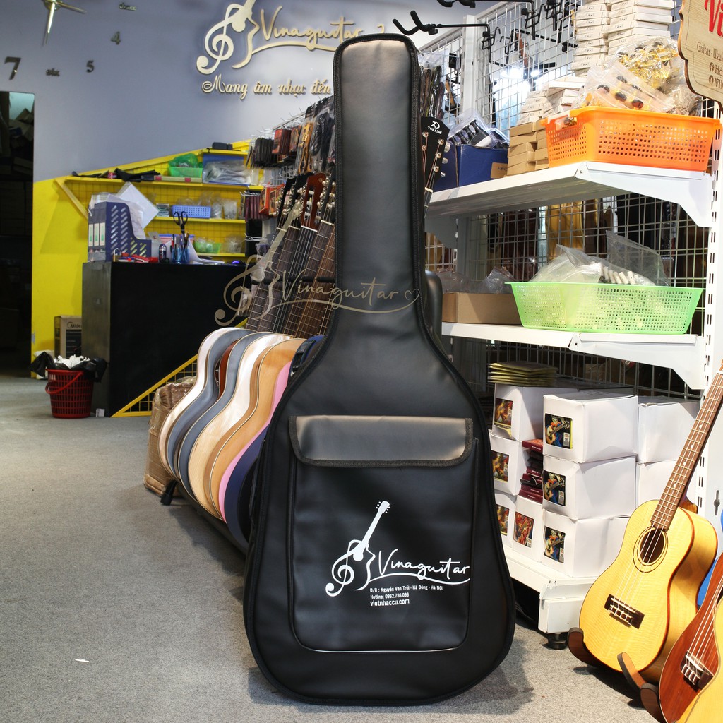 Bao Da Đàn Guitar 2 Quai Đeo Vinaguitar ️đầy đủ các size sử dụng cho đàn acoustic classic electric
