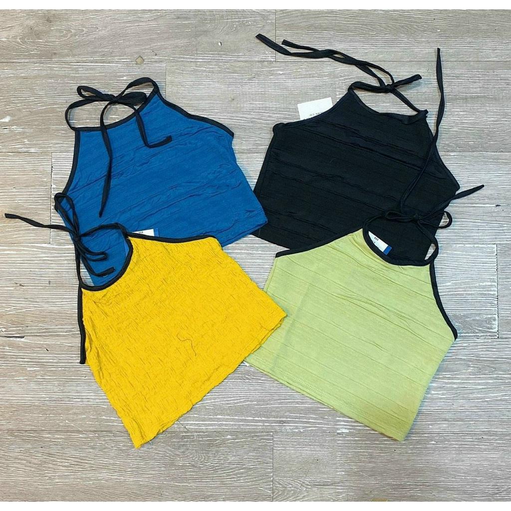 áo yếm xốp ngắn mềm mịn ảnh thật