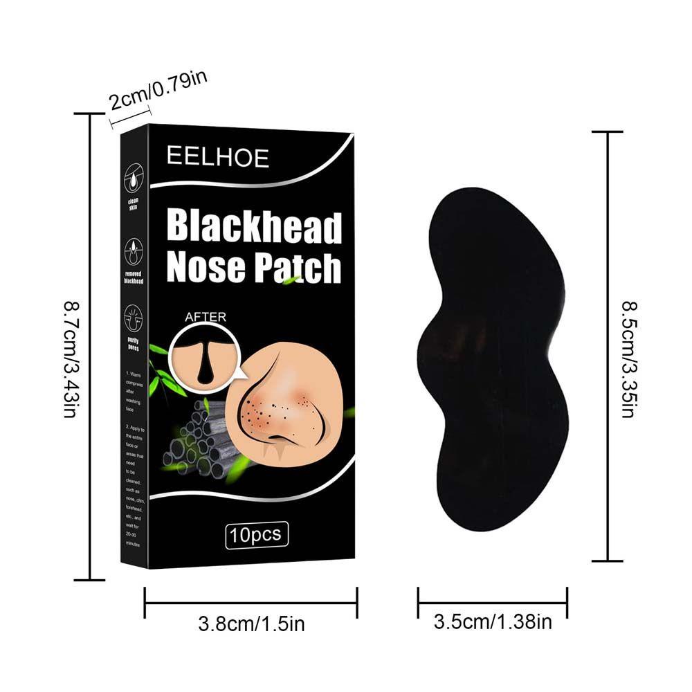 Bộ 10 Mặt Nạ Mũi Lột Mụn Đầu Đen Làm Sạch Sâu Lỗ Chân Lông