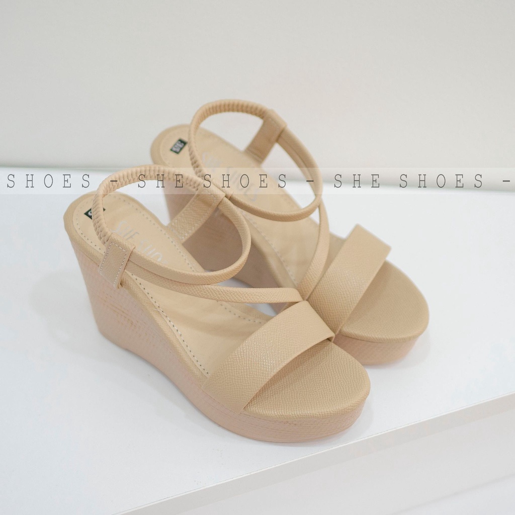 Giày sandal đế xuồng ♥️♥️ sandal quai ngang 9p siêu xinh. ĐỘC QUYỀN BỞI SHE SHOES - SDX09042