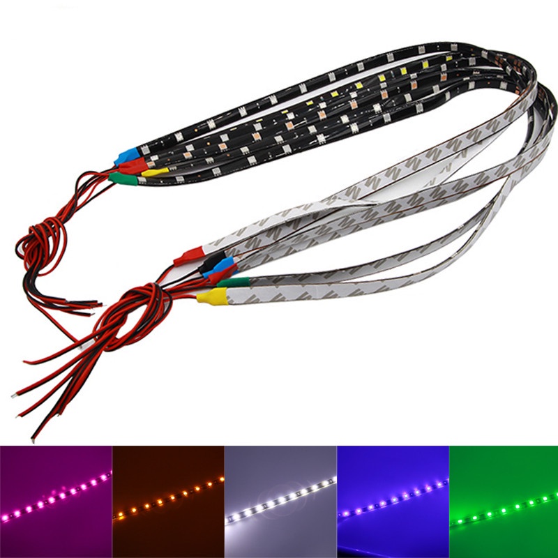 Dây Đèn Led 30cm 60cm 5050 Trang Trí Xe Hơi Kevanly