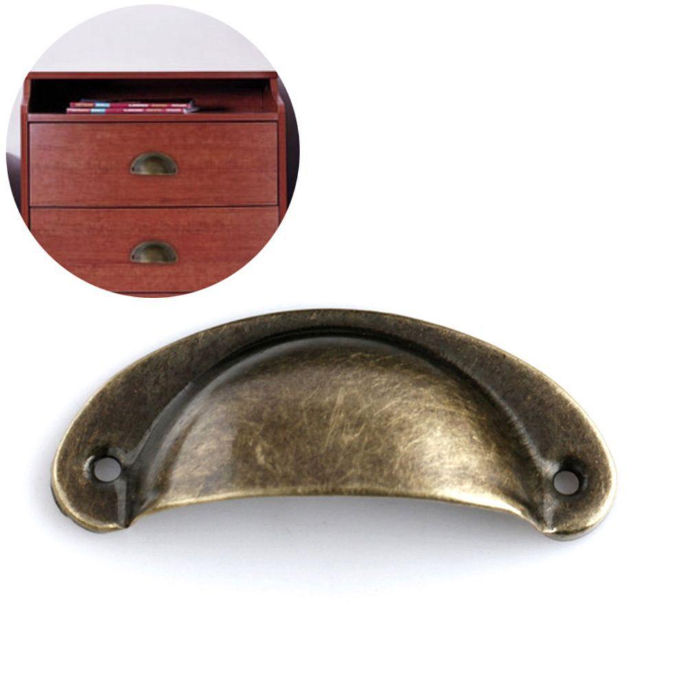 RALPH Set 10 Núm Cửa Tủ Bằng Kim Loại Phong Cách Retro Ốp