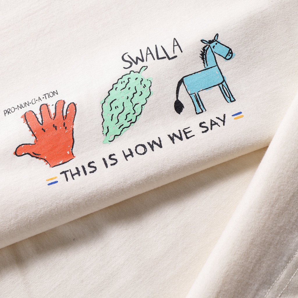 Áo thun unisex SWALLA SỜ QUA LA 100% PREMIUM COTTON - LOCAL BRAND chính hãng