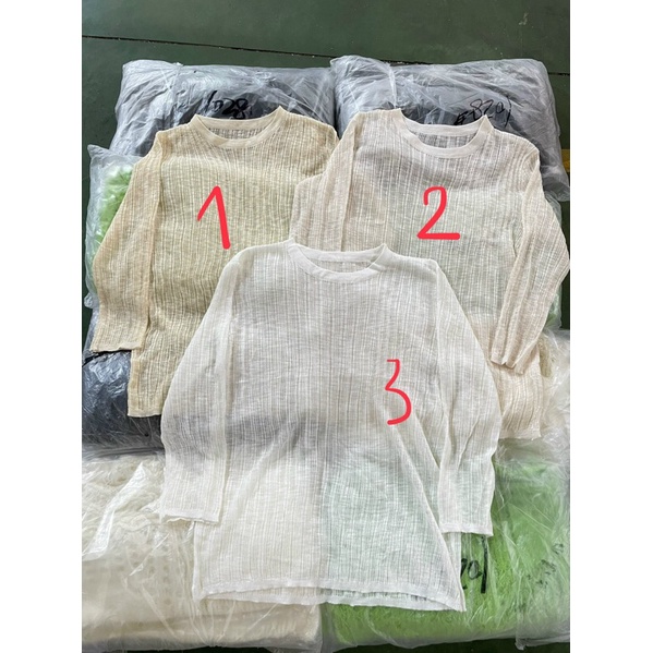 áo len mỏng cổ tròn 70118