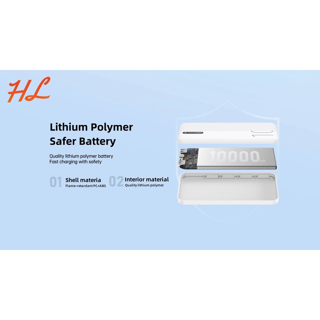 Pin Dự Phòng Remax RPP-295 10000mAh - 2 Cổng Input, 2 Cổng Output - Hunglongpc