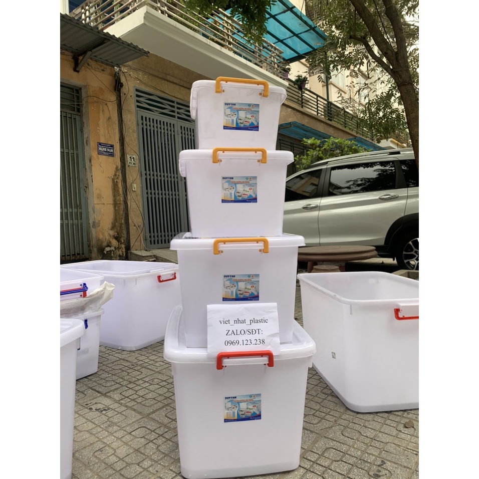🚀HOẢ TỐC 1H🚀 Thùng Nhựa Có Bánh Xe Duy Tân Các Cỡ 15L/30L/55L/90L/120L/140L/220L