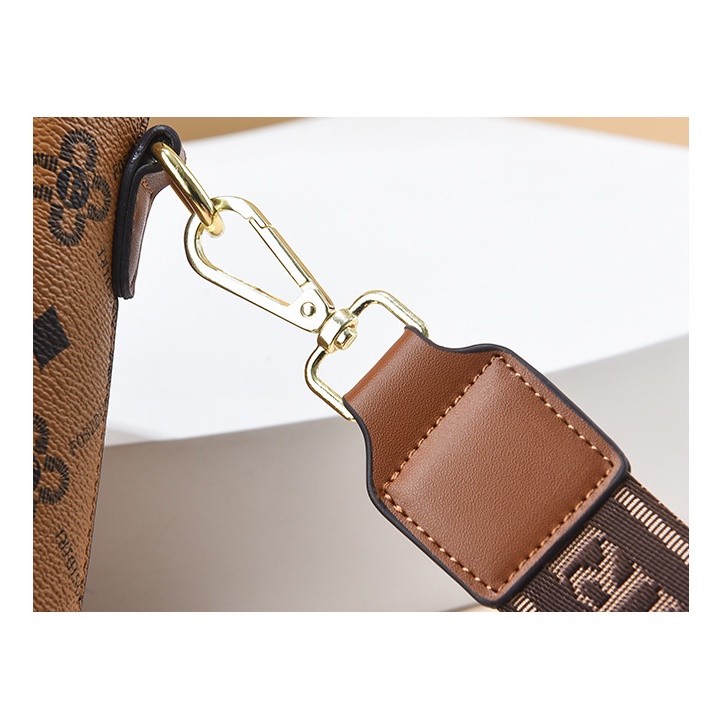 Túi xách da CHUWANGLIN đeo chéo cỡ nhỏ thời trang sành điệu dành cho nữ