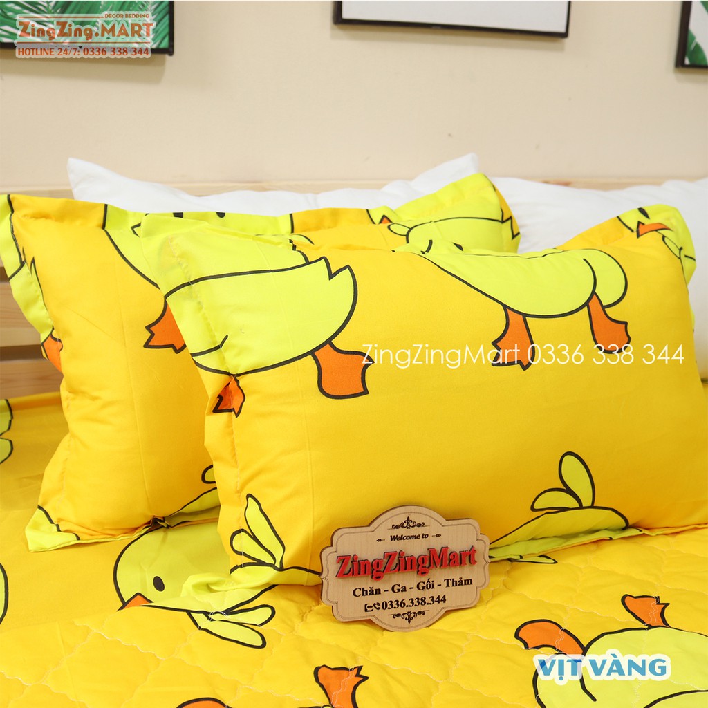 [Xả hàng] VỎ GỐI nằm Bơ xanh chất Poly cotton | Size lồng ruột 45x65cm (Được lựa mẫu)