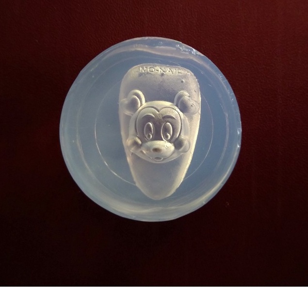 Handmade - Khuôn silicone làm charm trang trí nail 3D, phụ kiện cài áo, hoa tai dễ thương - Đầu chuột Mic đơn