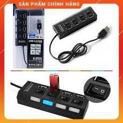 Hub chia cổng USB thành 4 cổng có công tắc