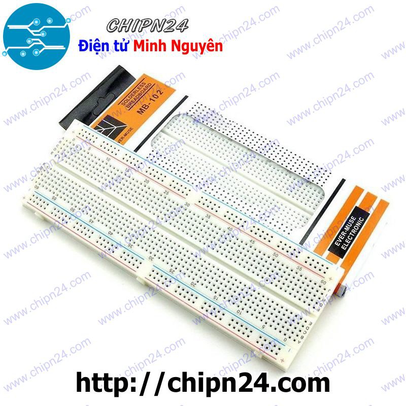 [1 TẤM] Testboard cắm đa năng MB102 MB-102 (165x55mm)