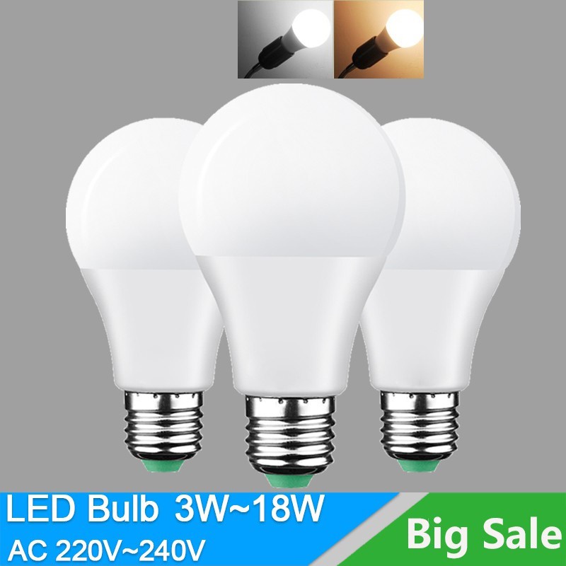 E27 Bóng đèn LED Bóng đèn LED Đèn chiếu sáng Bóng đèn chiếu sáng Mentol Lampu Đèn chiếu sáng ban ngày trong nhà 3W 5W 7W 9W 15W 20W 30W 40W