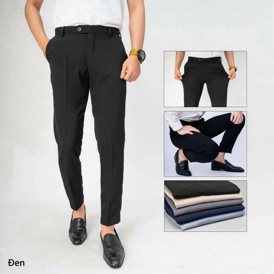 [Giảm giá 50% + FreeShip] Quần âu nam cao cấp VNXK vải dày dặn may tinh tế dáng ôm vừa co giãn nhẹ không nhăn không xù | BigBuy360 - bigbuy360.vn