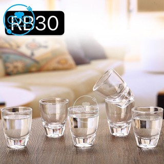 Bộ 12 Ly Thuỷ Tinh Nhỏ Dáng Bầu 30Ml RB30