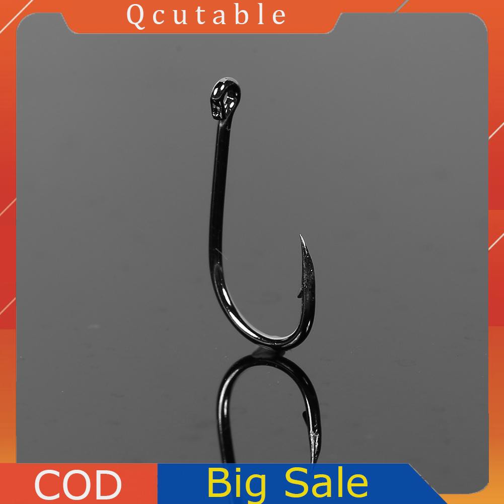 Hộp 100 Lưỡi Câu Cá Bằng Thép Carbon Cao Cấp