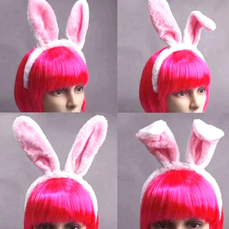 Băng Đô Tai Thỏ Có Đèn Led Dễ Thương Cho Nữ