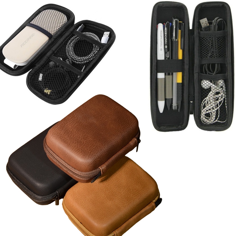 Túi hộp đựng phụ kiện công nghệ củ sạc dây sạc tai nghe airpods pro nhiều mẫu mã