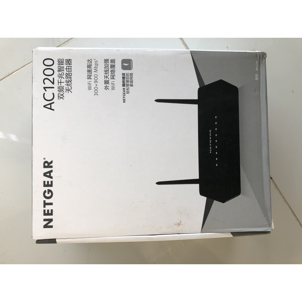 Bộ phát sóng Wifi router NETGEAR R6220 Chuẩn AC 1200 Mbps