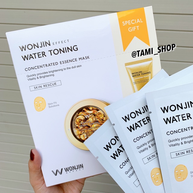 MẶT NẠ WONJIN WATER TONING CONCENTRATED ESSENCE MASK