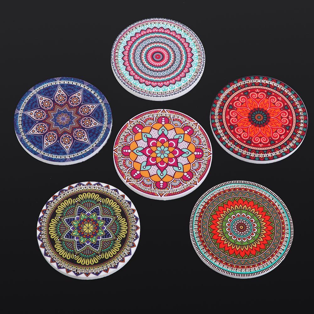 Xe Hơi Đồ Chơi Chất Lượng Cao|Đế Lót Ly Bằng Cao Su Chống Trượt Họa Tiết Mandala Độc Đáo