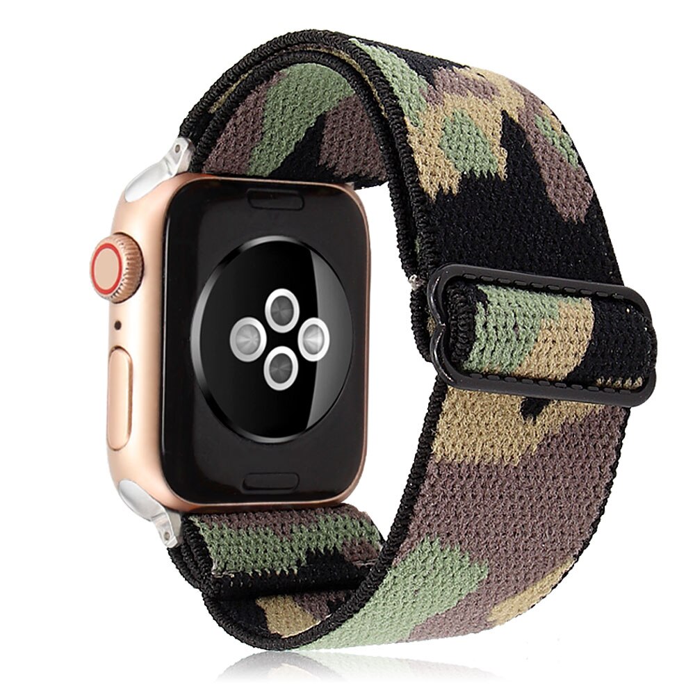 Dây đeo đồng hồ bằng nylon thích hợp cho Apple Watch 6 Se 5 4 3 2 1 38mm 40mm 42mm 44mm