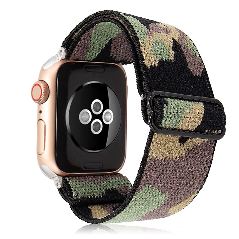 [Mã FASHIONT4FA2 giảm 10K đơn 50K] Dây Đồng Hồ Bằng Nylon Cho Apple Watch 6 Se 5 4 3 2 1 38mm 40m M 42mm 44mm