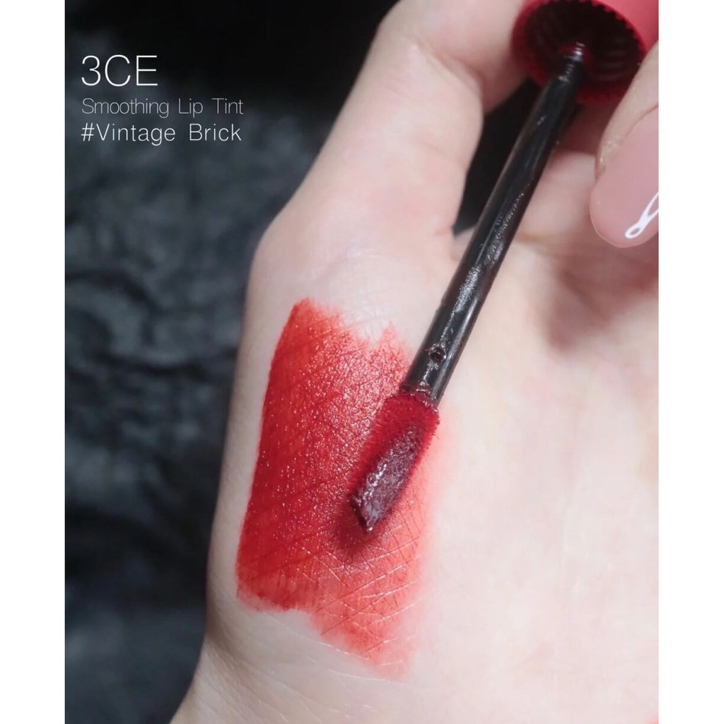 Son Kem Lì 3 C E Smoothing Lip Tint Vintage Brick – Đỏ nâu