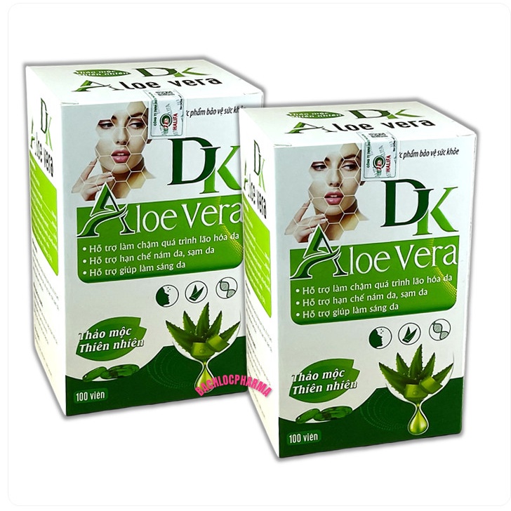 Viên Uống Aloe Vera Giúp tăng cường khả năng chống oxy hóa, làm chậm lão hóa da, hỗ trợ hạn chế nám da, giúp làm sáng da