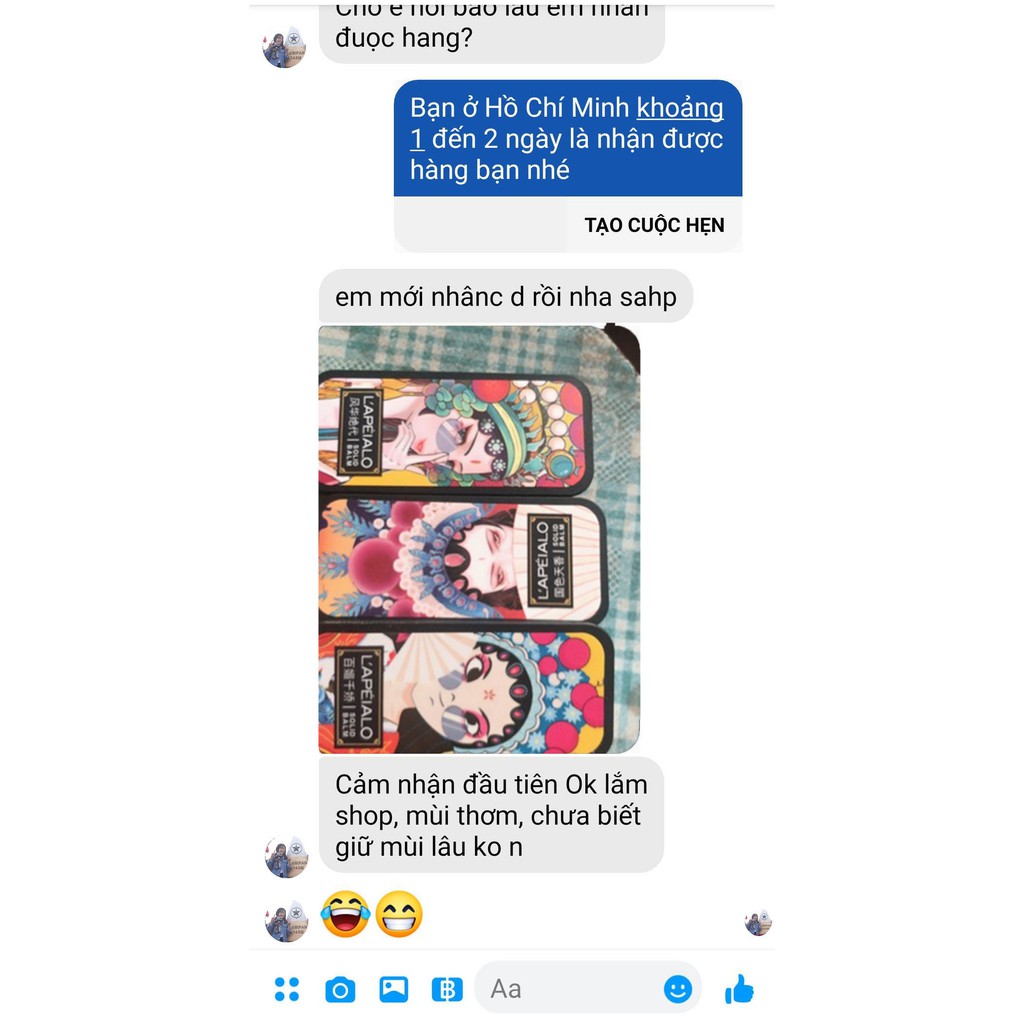 Nước hoa khô nữ, dầu thơm khô hiệu 3 cô gái Lapeialo hương thơm mát ngọt dịu 3 mùi hương khác nhau 1 set 3 hộp