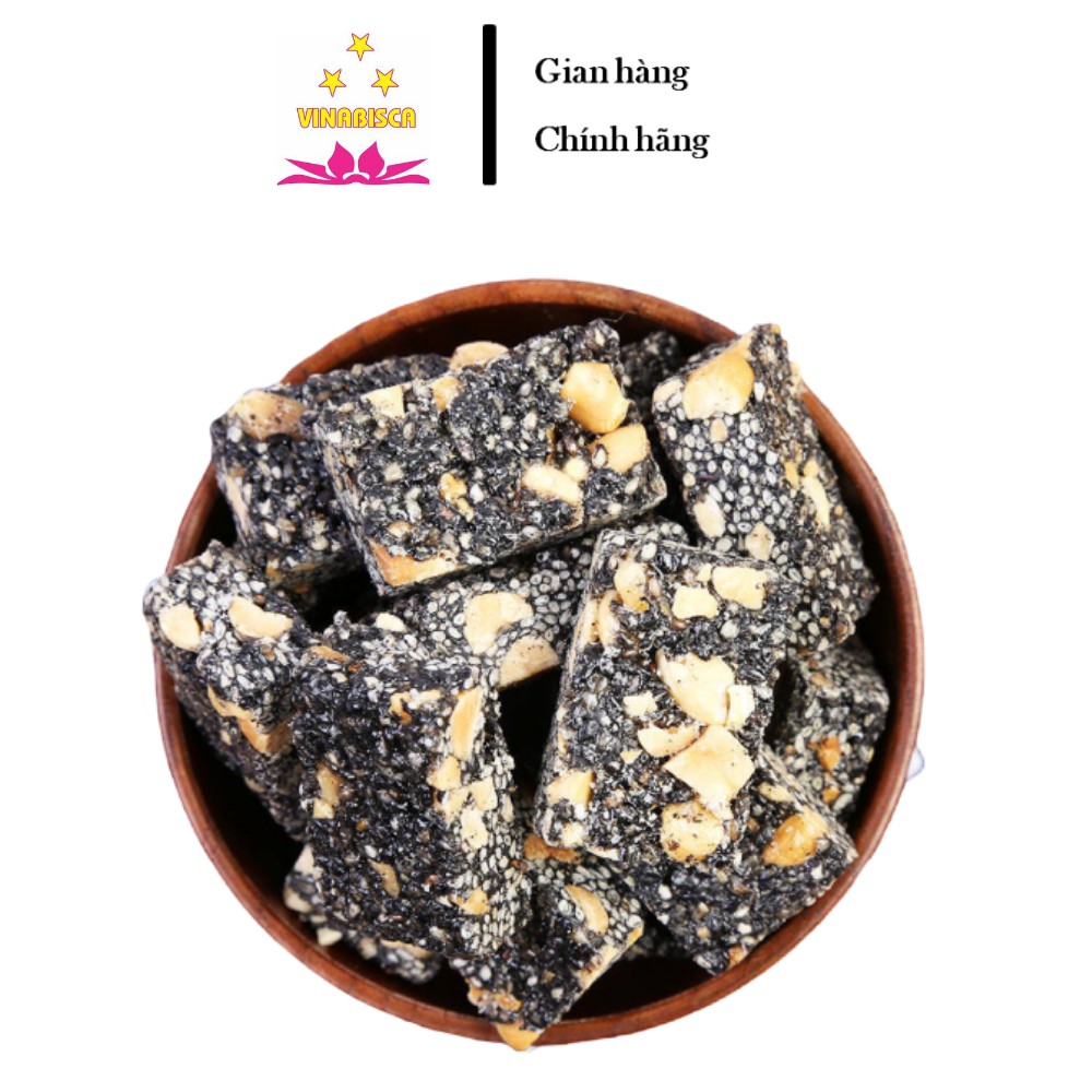 Kẹo Đậu Phộng Mè Đen, Kẹo Lạc Mè Đen Vinabisca [400g]