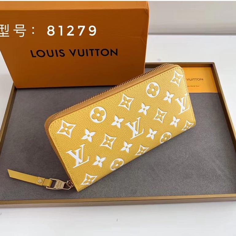 Sẵn sàng giao hàng Ví nữ có dây kéo mới của Louis Vuitton LV có hộp M81279