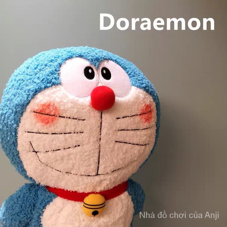 Búp bê đồ chơi nhồi bông hình mèo máy Doraemon xanh dương đáng yêu làm quà tặng sinh nhật
