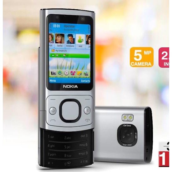  Điện Thoại Nokia 6500S Nắp Trượt có Pin và Sạc , Bảo Hành 12 Tháng