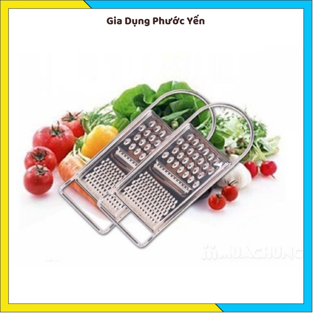 Dụng cụ bào nạo củ quả có tay cầm 5in1 inox bền đẹp