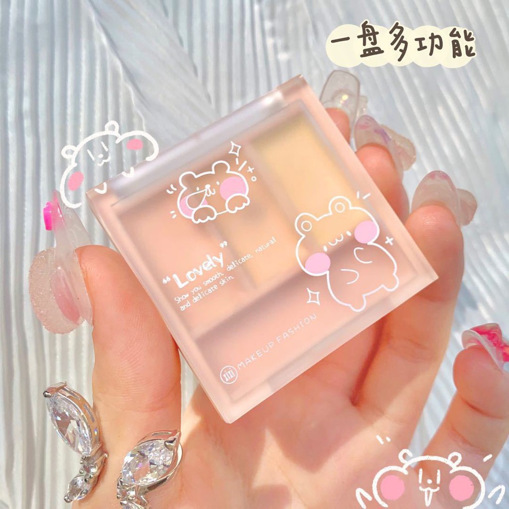 Khay Che Khuyết Điểm 3 Ngăn Xixi Lovely Gấu Bông A3 | BigBuy360 - bigbuy360.vn