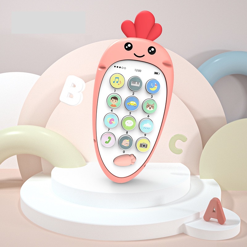 Điện thoại đồ chơi phát triển khả năng âm nhạc cho bé có gặm nướu