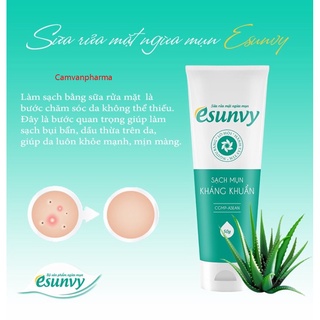 ✅✅ Sữa Rửa Mặt Ngừa Mụn Esunvy (Tuýp 150g)