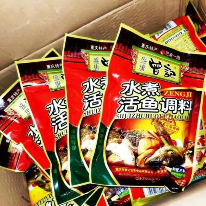 Gia vị món canh cá Tứ Xuyên/ Shui Zhu Yu- 210gr