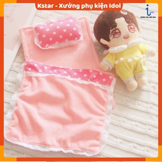 Combo 3 món chăn gra gối cho doll ( G1C04 )
