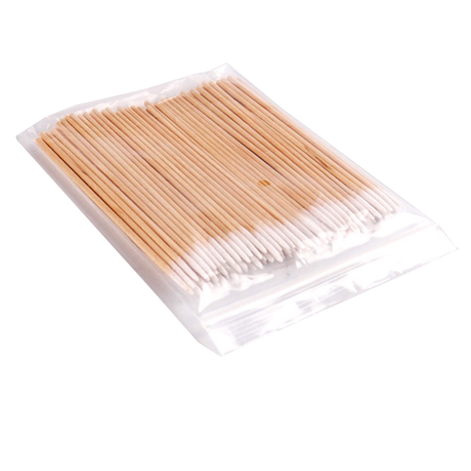 Set 500 Tăm Bông Cotton Cán Gỗ Dùng Một Lần Đa Ứng Dụng