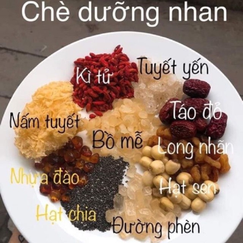 Sét chè dưỡng nhan 12 vị gói siêu ngon, bổ dưỡng nấu được 10-12 cốc