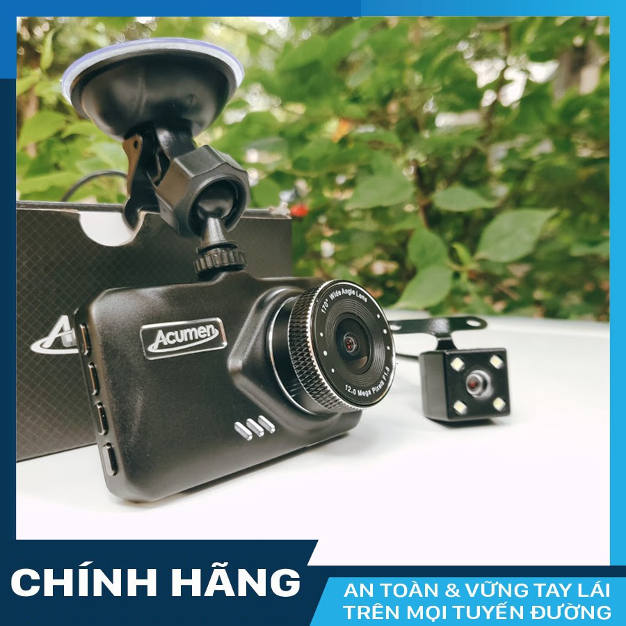 Camera hành trình Acumen D11 có camera lùi + thẻ nhớ 16GB Class 10 | BigBuy360 - bigbuy360.vn