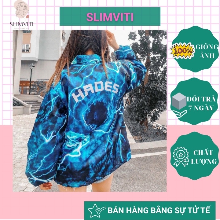 Áo khoác nam nữ đẹp form rộng mùa đông SLIMVITI KD05