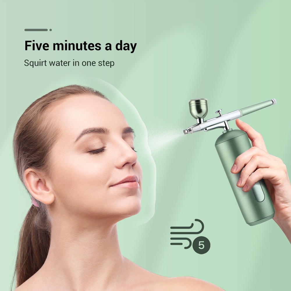 Máy Phun Oxy Nano Cầm Tay Áp Suất Cao Chăm Sóc Da Làm Đẹp Máy phun oxy cầm tay siêu khoẻ loại Máy Phun Nước Oxy Dưỡng Ẩm Micro-nano Bộ súng phun sơn không dây cầm tay mini đa