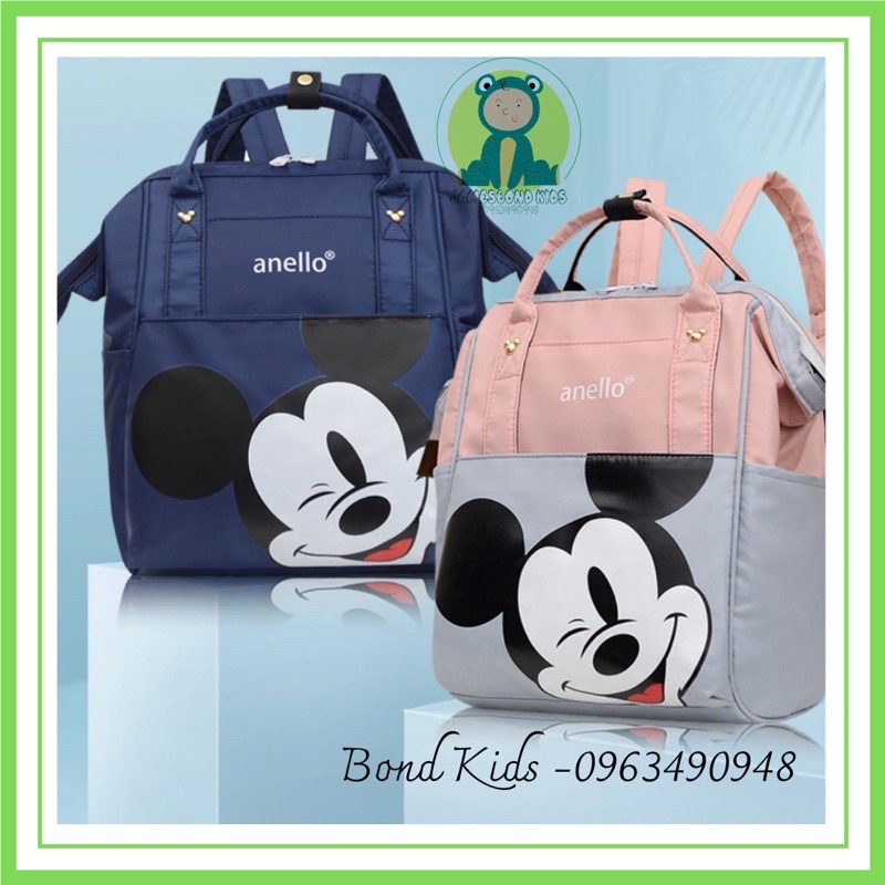 Balo bỉm sữa mickey siêu xinh (sẵn hàng) cho các mẹ - BondKids