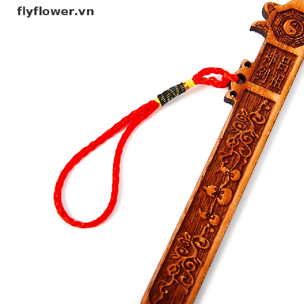 Thanh Kiếm Gỗ Đào Chạm Khắc Thủ Công Phong Thủy