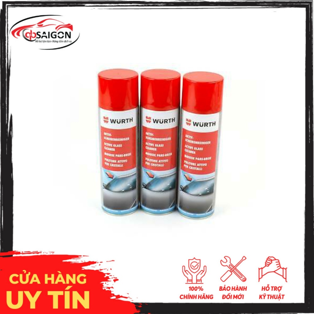 ] 🚗 Chất vệ sinh kính hoạt tính 500ML Wurth-Đức- 089025-