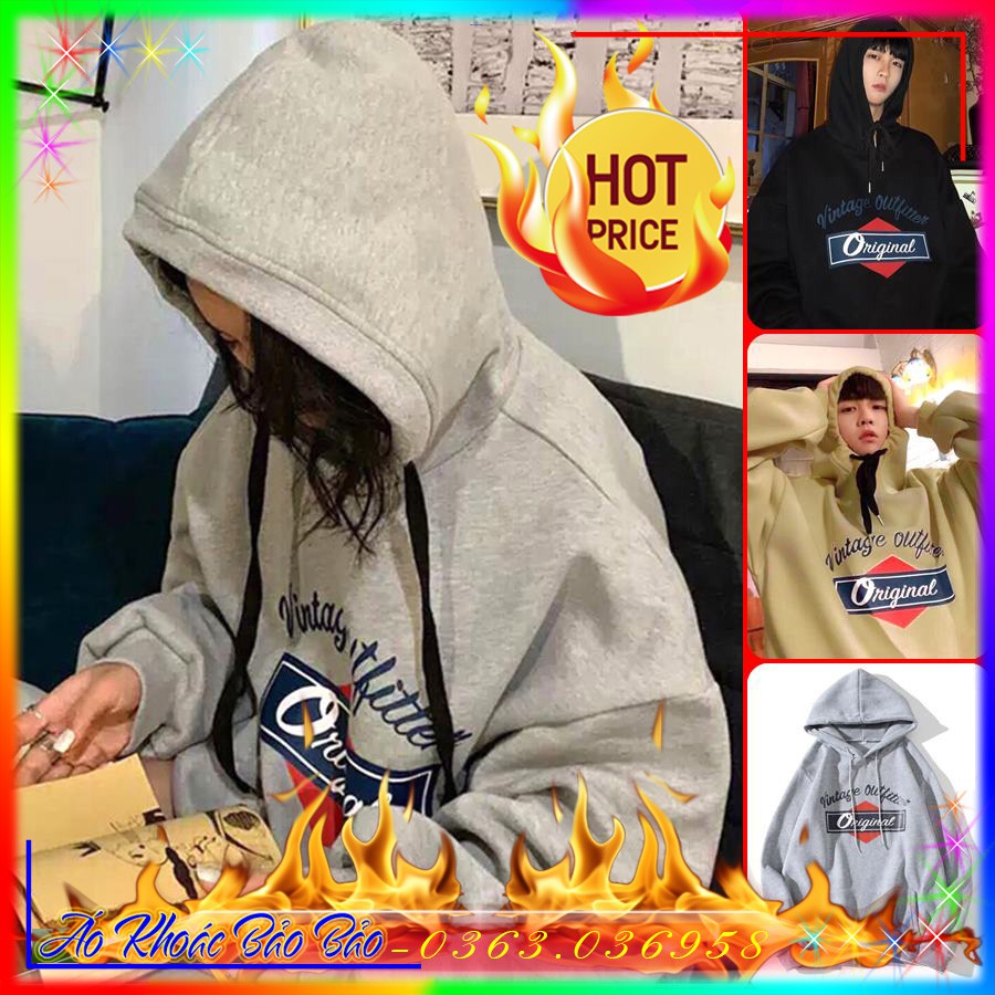 ÁO HOODIE NỈ NGOẠI - HD890 (Original - Kèm Ảnh Thật)