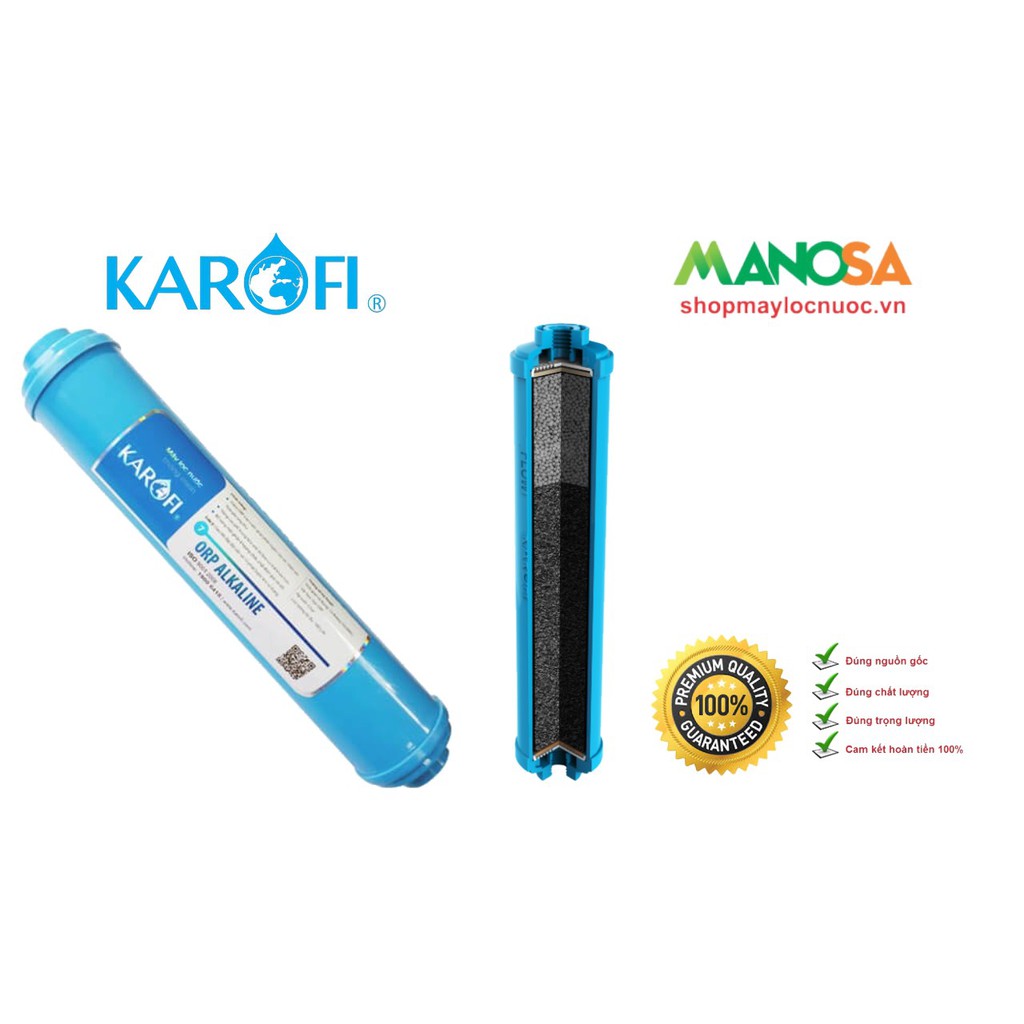 MÁY LỌC NƯỚC RO KAROFI SRO KSI80 08/09/10 CẤP LỌC