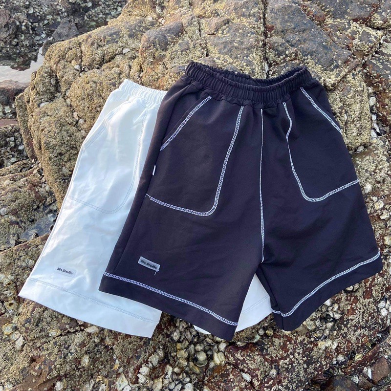 [Mã SKAMA06 giảm 8% TỐI ĐA 50K đơn250K] Quần short chỉ ngược 4 màu - M4.Studio | BigBuy360 - bigbuy360.vn